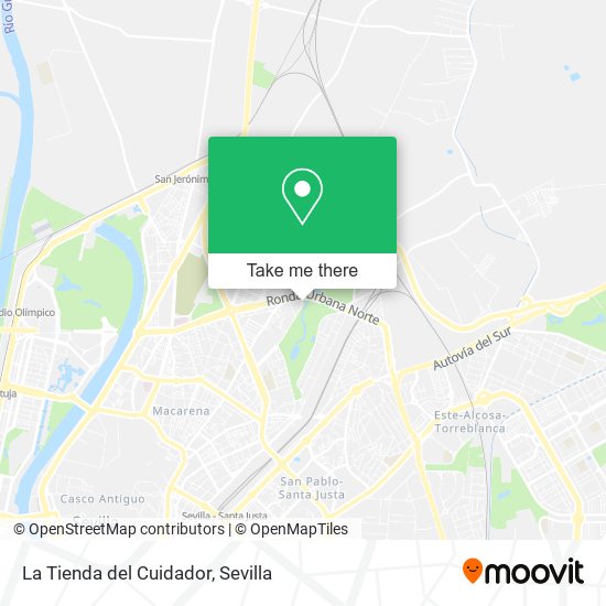 La Tienda del Cuidador map