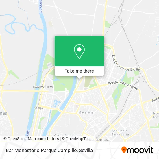 Bar Monasterio Parque Campillo map
