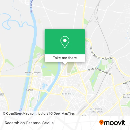 Recambios Castano map