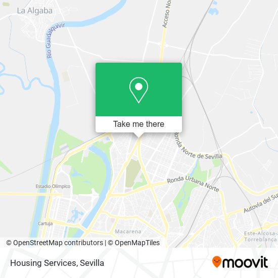 Housing Services map