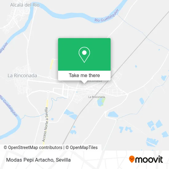 Modas Pepi Artacho map