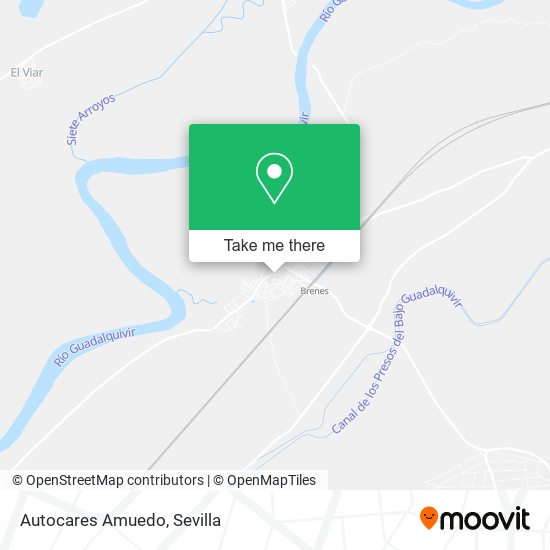 Autocares Amuedo map