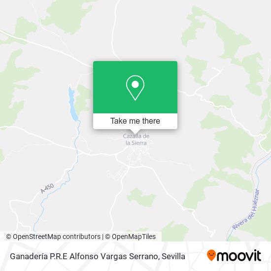 Ganadería P.R.E Alfonso Vargas Serrano map