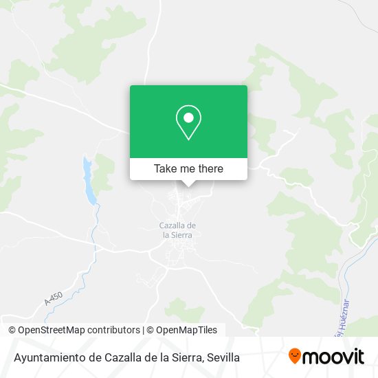 Ayuntamiento de Cazalla de la Sierra map