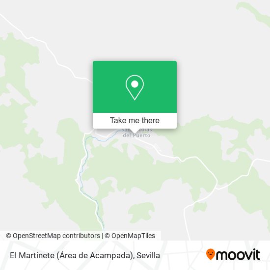 El Martinete (Área de Acampada) map