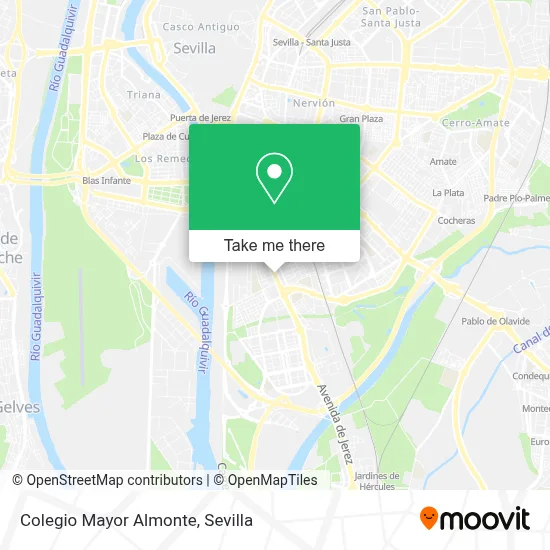 Colegio Mayor Almonte map