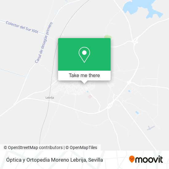 Óptica y Ortopedia Moreno Lebrija map