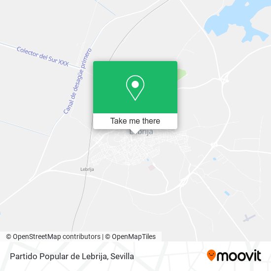 Partido Popular de Lebrija map