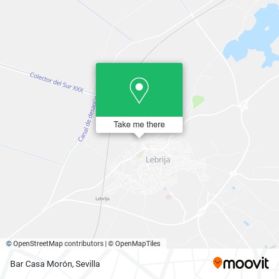 Bar Casa Morón map
