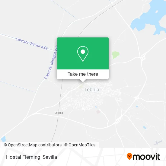 Hostal Fleming map
