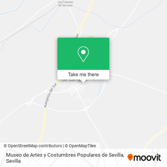 Museo de Artes y Costumbres Populares de Sevilla map