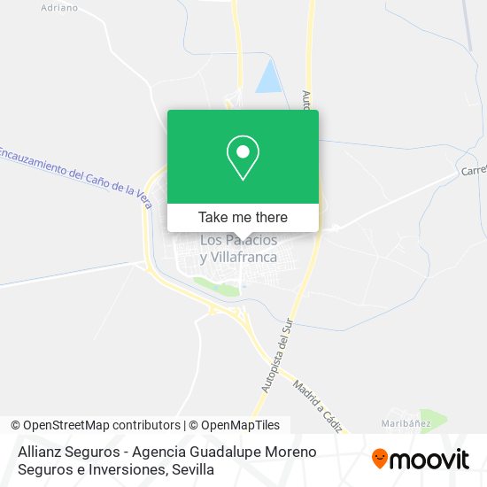 Allianz Seguros - Agencia Guadalupe Moreno Seguros e Inversiones map