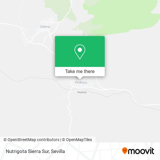 Nutrigota Sierra Sur map