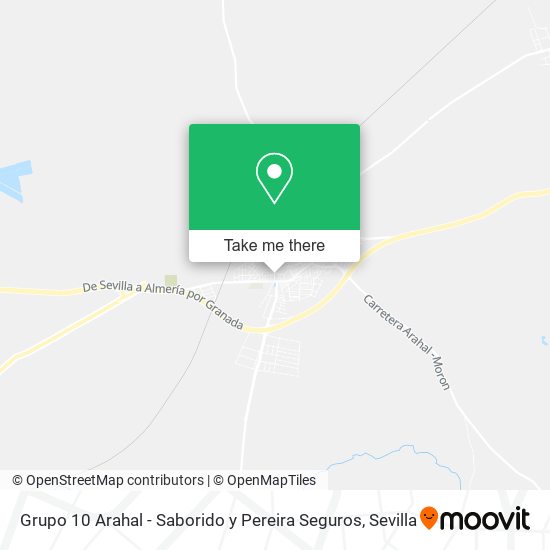 Grupo 10 Arahal - Saborido y Pereira Seguros map