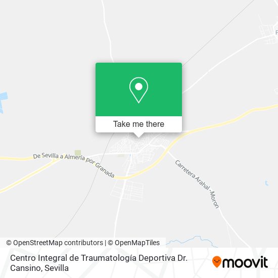 Centro Integral de Traumatología Deportiva Dr. Cansino map