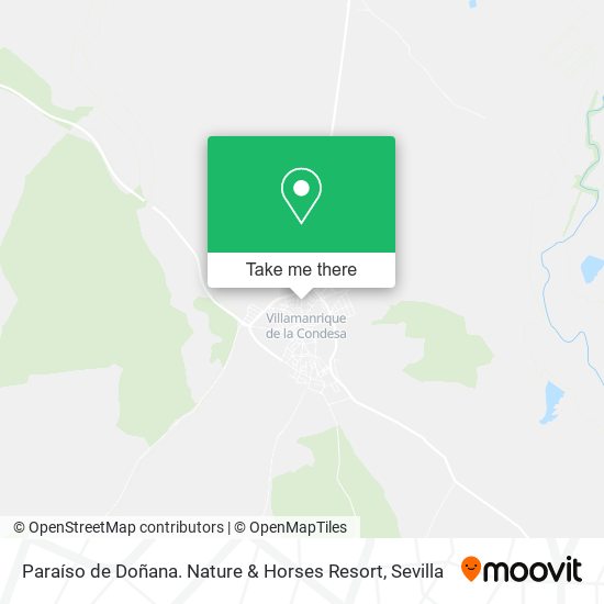 Paraíso de Doñana. Nature & Horses Resort map