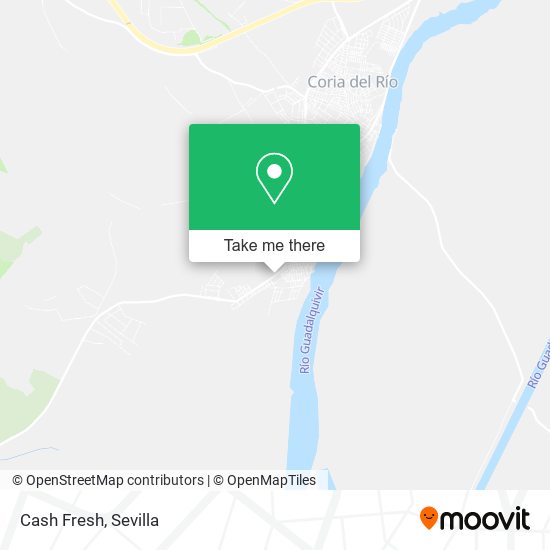 Cash Fresh map