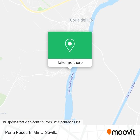 Peña Pesca El Mirlo map