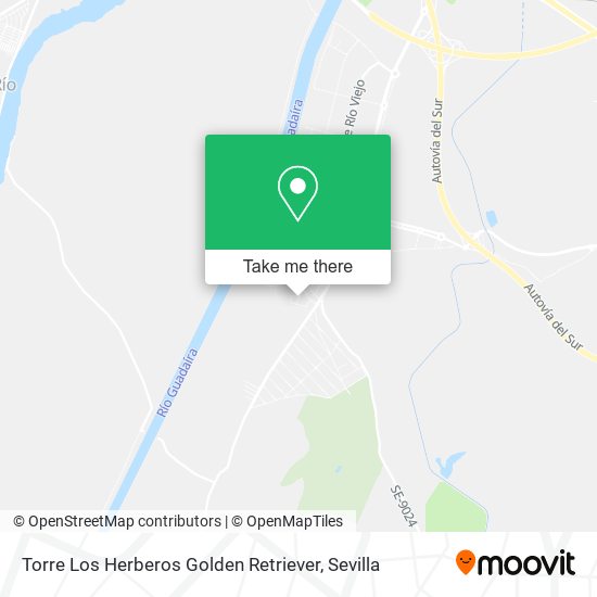 Torre Los Herberos Golden Retriever map