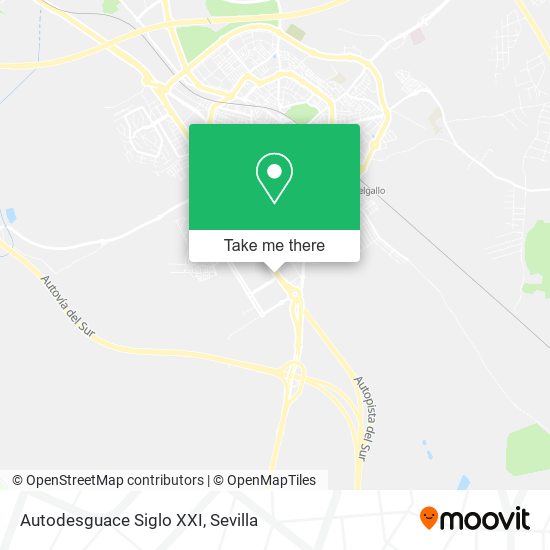 Autodesguace Siglo XXI map