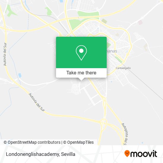 Londonenglishacademy map