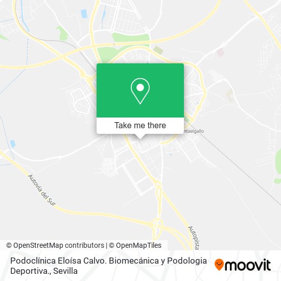 Podoclínica Eloísa Calvo. Biomecánica y Podologia Deportiva. map