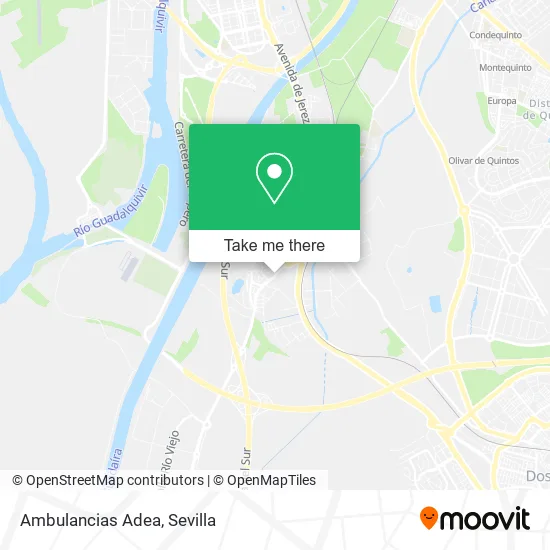 Ambulancias Adea map