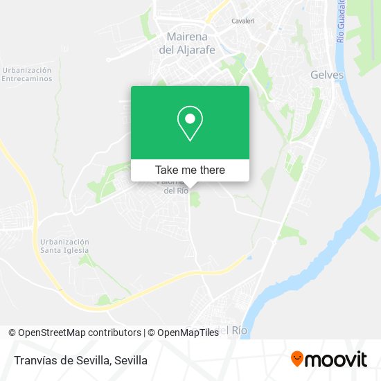 Tranvías de Sevilla map