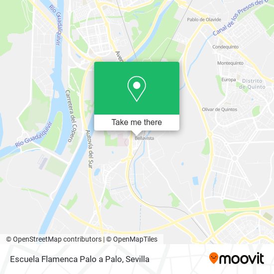 mapa Escuela Flamenca Palo a Palo