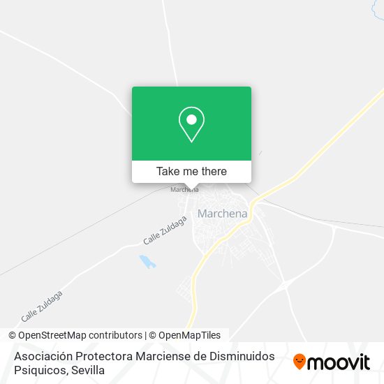 Asociación Protectora Marciense de Disminuidos Psiquicos map