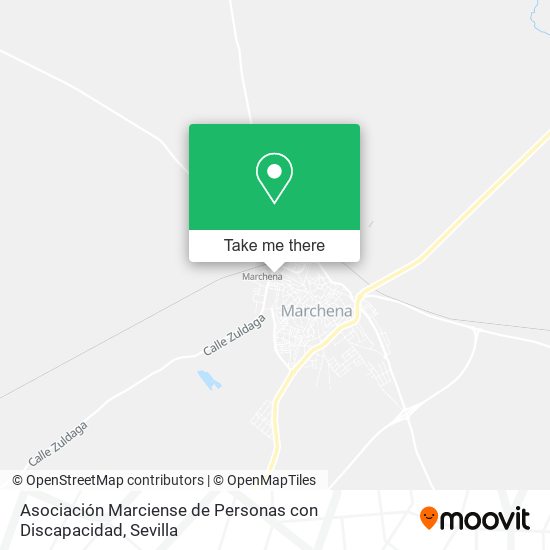 Asociación Marciense de Personas con Discapacidad map