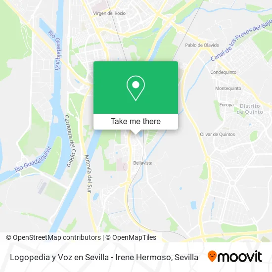 Logopedia y Voz en Sevilla - Irene Hermoso map