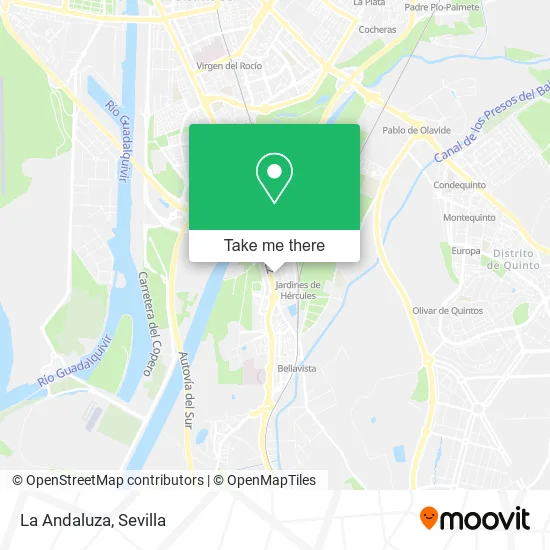 La Andaluza map