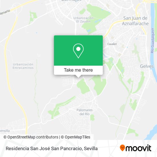 Residencia San José San Pancracio map