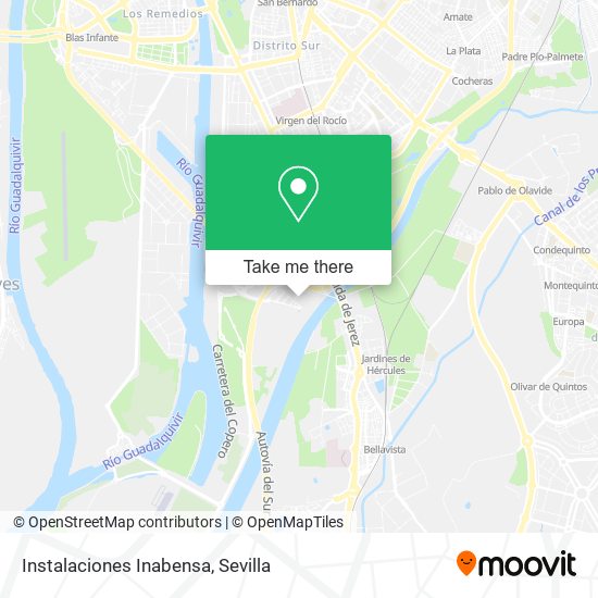 Instalaciones Inabensa map