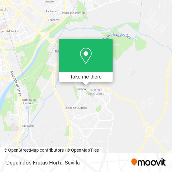 Deguindos Frutas Horta map