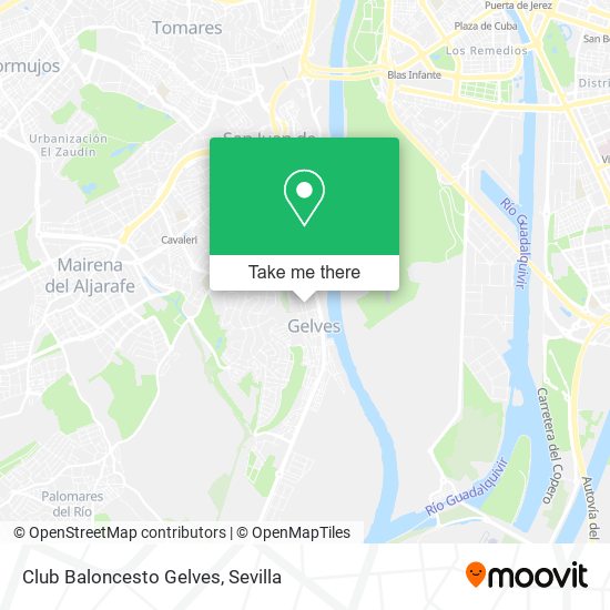 Club Baloncesto Gelves map