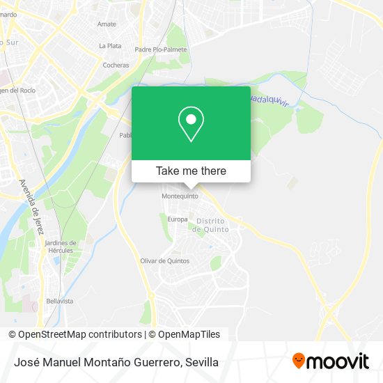 José Manuel Montaño Guerrero map