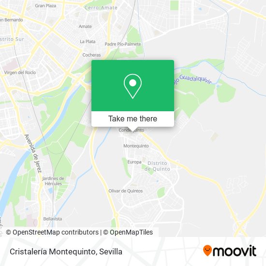 Cristalería Montequinto map