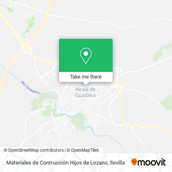 mapa Materiales de Contrucción Hijos de Lozano