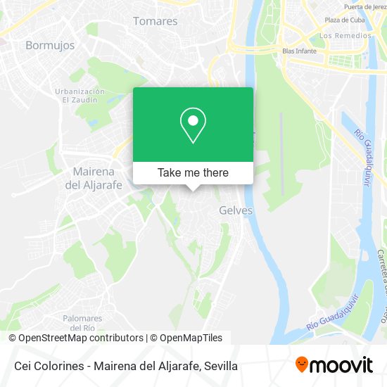 Cei Colorines - Mairena del Aljarafe map