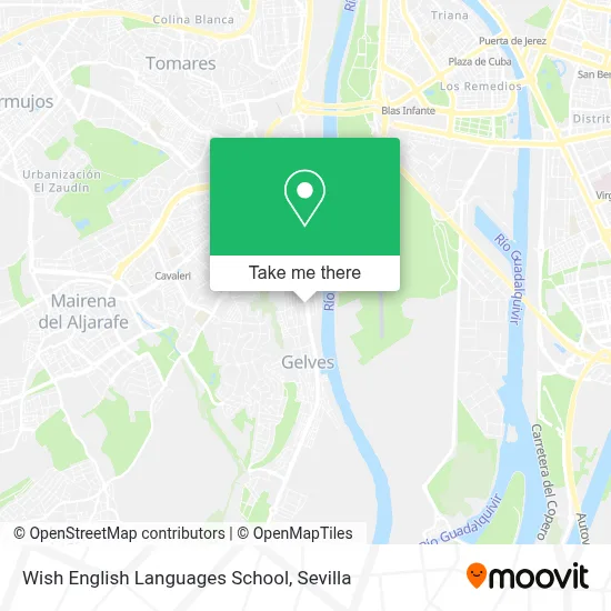 Wish English Languages School map
