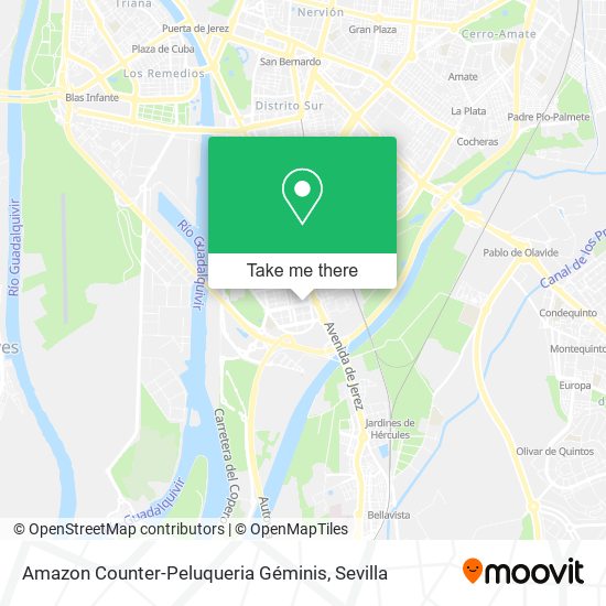 mapa Amazon Counter-Peluqueria Géminis