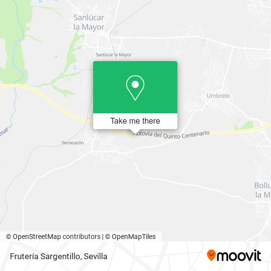 Frutería Sargentillo map
