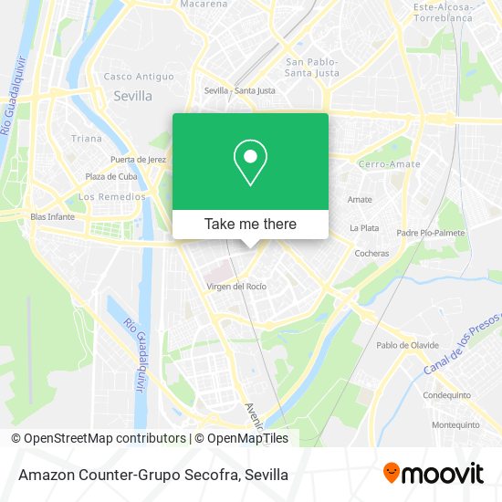 Amazon Counter-Grupo Secofra map