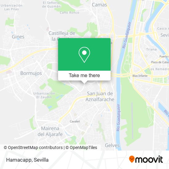 Hamacapp map