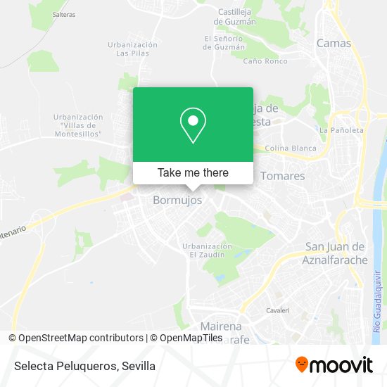 Selecta Peluqueros map