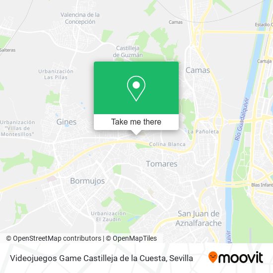 Videojuegos Game Castilleja de la Cuesta map