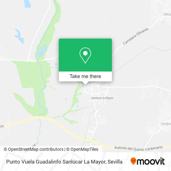 Punto Vuela Guadalinfo Sanlúcar La Mayor map