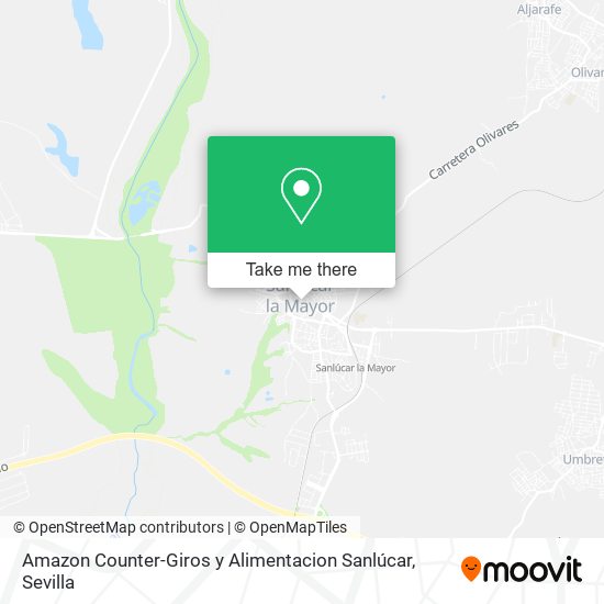 Amazon Counter-Giros y Alimentacion Sanlúcar map